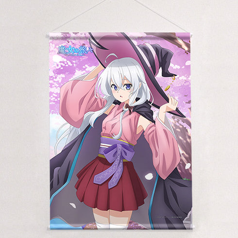 『魔女の旅々』描き下ろしB2タペストリー(イレイナ/桜)Wスエード