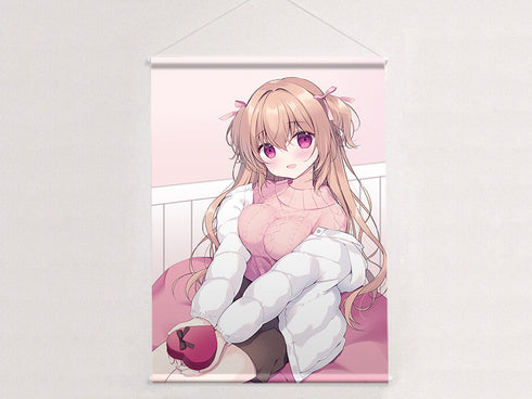 『宮坂みゆ先生』B2タペストリー(莉奈/VD)Wスエード