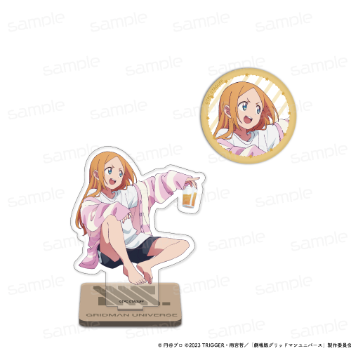 『グリッドマンユニバース』描き下ろし アクリルスタンド&缶バッジセット【ボラー】