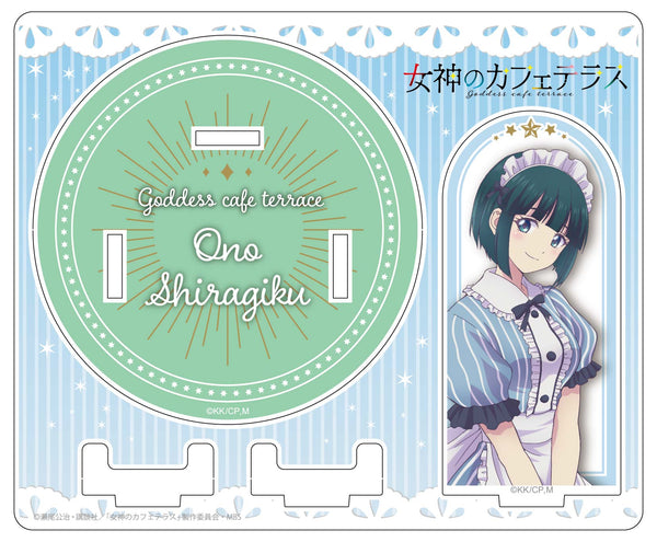 『女神のカフェテラス』アクリルヌードルストッパー 小野白菊