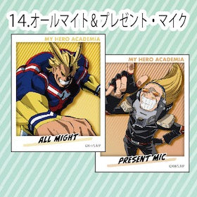 「僕のヒーローアカデミア」(ヒロアカ)フォト風メタルステッカーコレクション