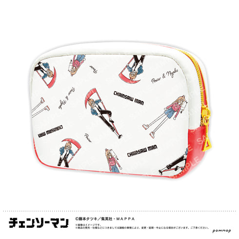 『チェンソーマン』ゆるスタ ポーチ(C パワー/パワー&ニャーコ)