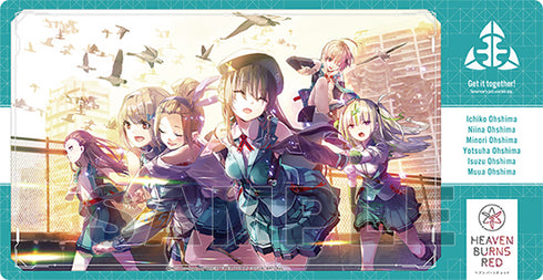 『ヘブンバーンズレッド』キャラクター万能ラバーマットスリム 第31E部隊