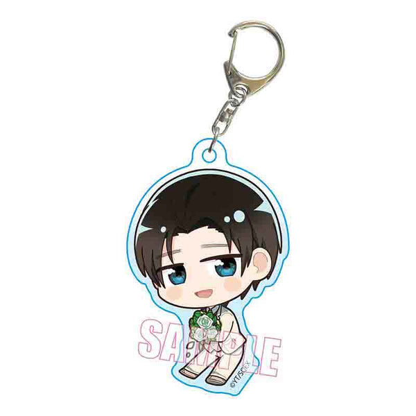 "If You're Still a Virgin at 30, You Can Apparently Become a Wizard" Pukashu Acrylic Keychain Kiyoshi Adachi (Tuxedo)