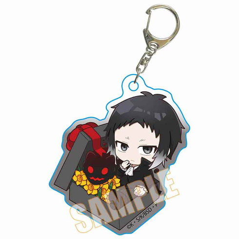 『 文豪ストレイドッグス』フラワーボックスアクリルキーホルダー 芥川龍之介