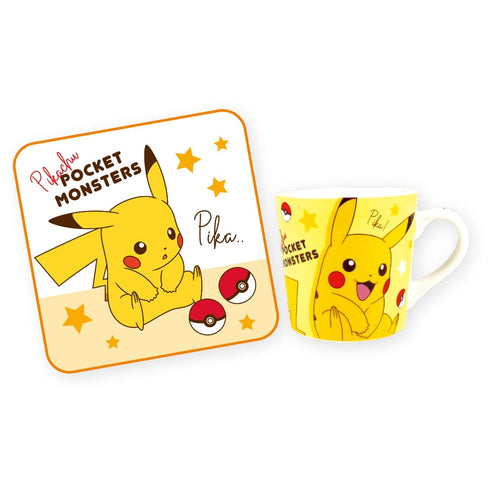 Pocket Monster Multi-Stand Mug & Towel Set Pikachu/Up