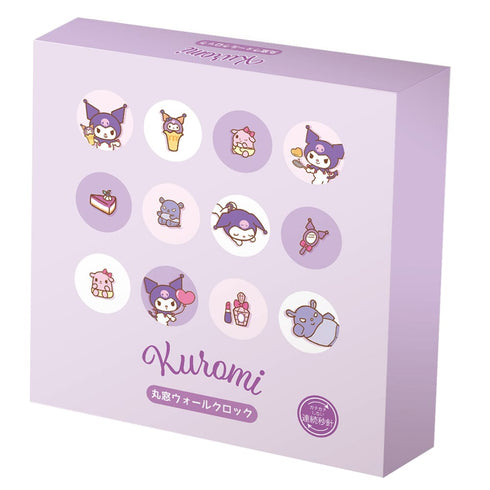 『サンリオ』丸窓ウォールクロック クロミ