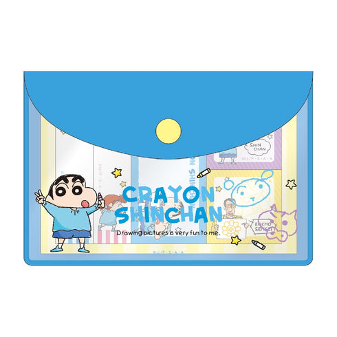 『クレヨンしんちゃん』ポーチ入り付箋 らくがき/ともだち