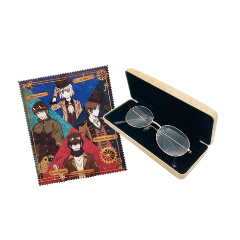 『ワールドトリガー』メガネケース&クロスセット B級隊長集合(スチームパンク)