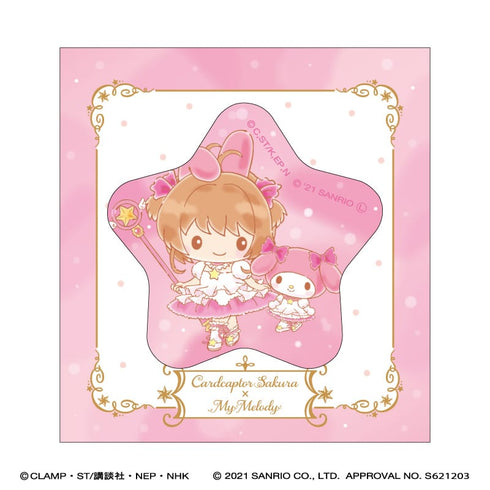 『カードキャプターさくら × サンリオキャラクターズ』星型缶バッジ/マイメロディ