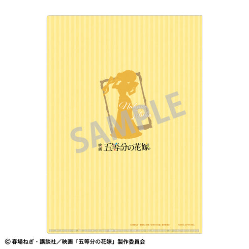 『五等分の花嫁』A4シングルクリアファイル 中野一花 アールヌーヴォー