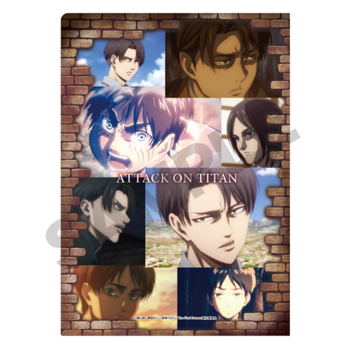 『進撃の巨人 』シングルクリアファイル レンガ