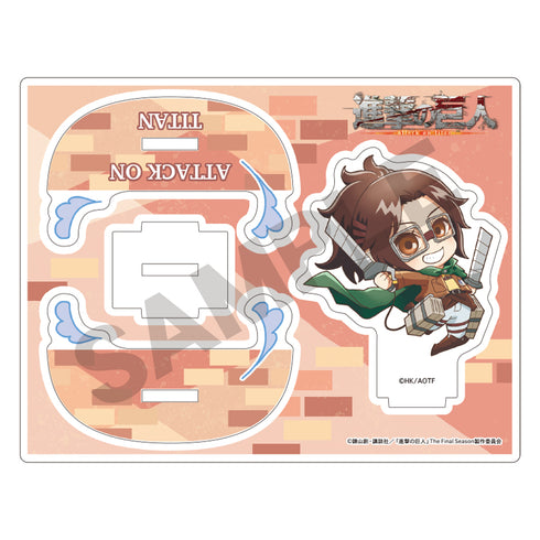 『進撃の巨人』スイングアクリルスタンド ハンジ・ゾエ ぴょんキャラ