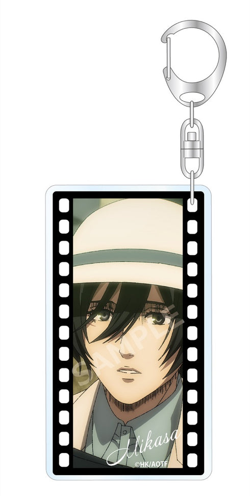 Attack on Titan Scene Acrylic Keychain: Mikasa
