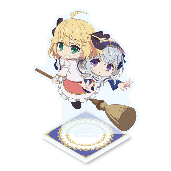 『転生王女と天才令嬢の魔法革命』略奪アニスフィア&ユフィリアon 魔女箒 アクリルスタンド