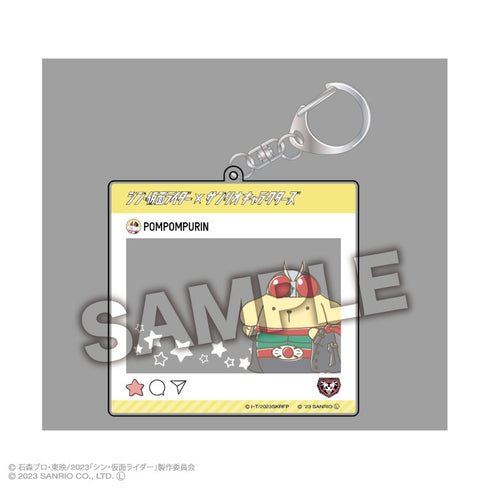 『シン・仮面ライダー×サンリオキャラクターズ』トレーディングSNS風アクリルキーホルダー (全10種) BOX