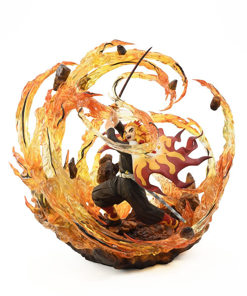 Demon Slayer: Kimetsu no Yaiba Scale Figure: Kyojuro Rengoku DX Ver. PVC Painted Complete Figure