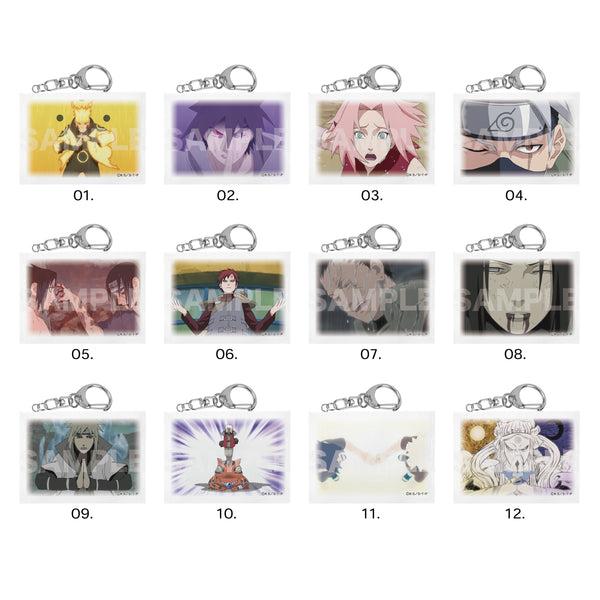 『NARUTO -ナルト- 疾風伝』ミニチュアキャンバスキーホルダー 01 第1弾 BOX