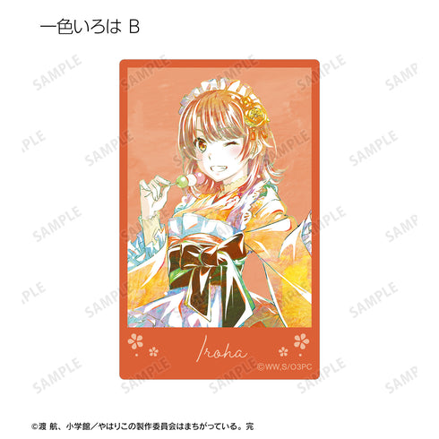 『やはり俺の⻘春ラブコメはまちがっている。完』描き下ろしイラスト 和⾵メイド服ver. トレーディング Ani-Art カード ステッカー(全9種)BOX