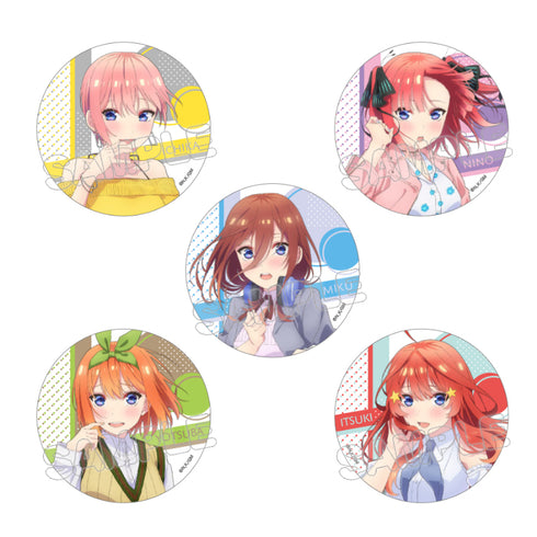 『映画 五等分の花嫁』描き下ろし缶バッジ5個セット 私服