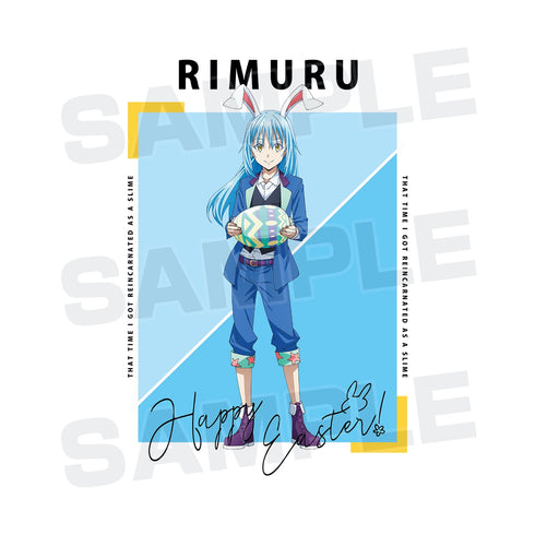 『転生したらスライムだった件』描き下ろしイラスト リムル イースターver. Tシャツ(メンズ/レディース)