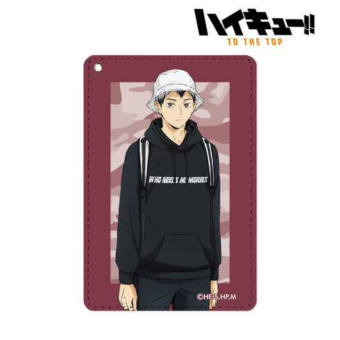 "Haikyuu!! TO THE TOP" Original Illustration by Shinsuke Kita Leisure Ver. 1 Pocket Pass Case