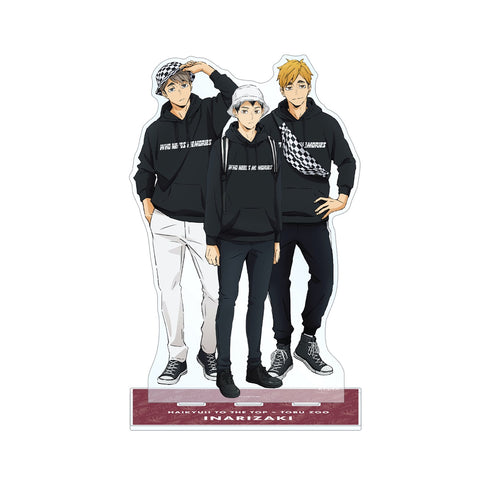 『ハイキュー!! TO THE TOP』描き下ろしイラスト 稲荷崎高校 レジャーver. BIGアクリルスタンド(宮 侑、宮 治、北信介)