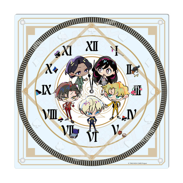 『HIGH CARD』Acrylic Clock 01 Mini Character