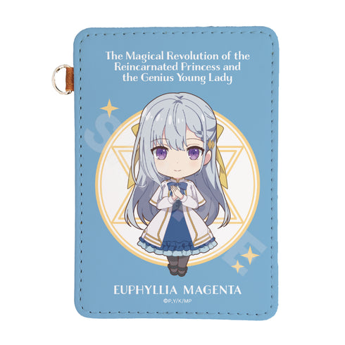 『転生王女と天才令嬢の魔法革命』レザーパスケース 02 ユフィリア