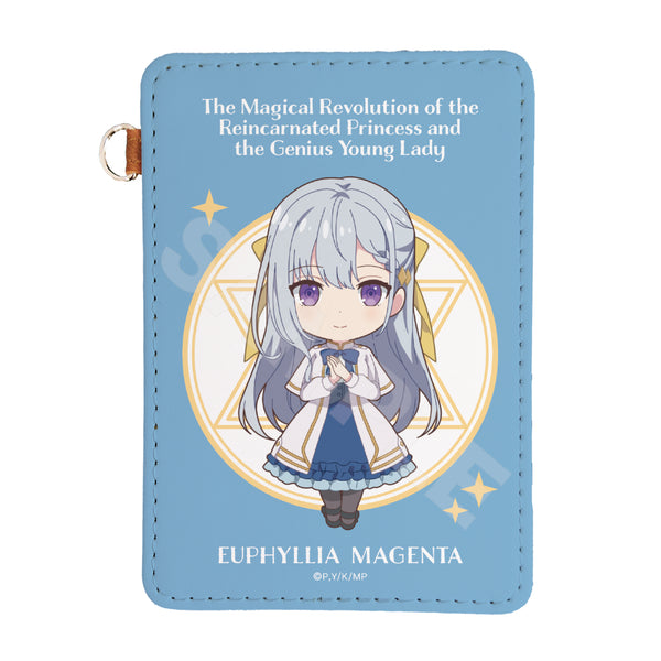 『転生王女と天才令嬢の魔法革命』レザーパスケース 02 ユフィリア