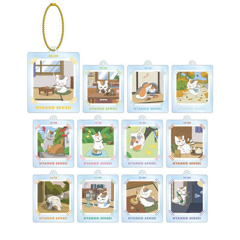 『夏目友人帳』描き下ろしイラスト ニャンコ先生の1日ver. トレーディングアクリルキーホルダー(単位/BOX)