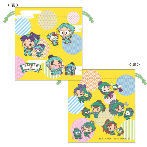 『忍たま乱太郎×サンリオキャラクターズ』巾着