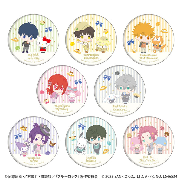 TVアニメ『ブルーロック』×サンリオキャラクターズ 缶バッジ 02/パーティーver ブラインド(全8種)(ミニキャライラスト)