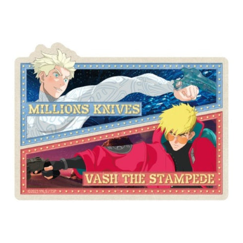 『TRIGUN STAMPEDE 』トラベルステッカー / (6)ヴァッシュ&ナイヴズ