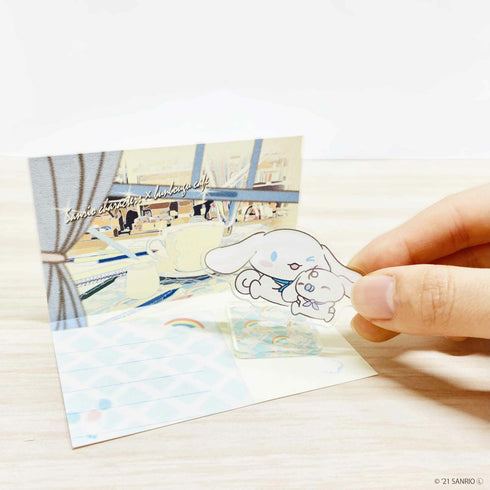 『サンリオ』ミニアクリルスタンド背景カード付き ランダム販売