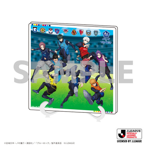TVアニメ『ブルーロック』×Jリーグ アクリルアートボード 02/集合デザインB(描き下ろしイラスト)
