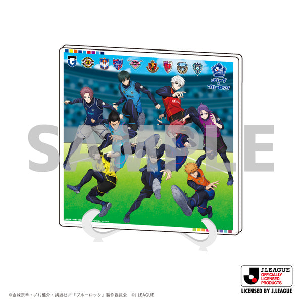 TVアニメ『ブルーロック』×Jリーグ アクリルアートボード 02/集合デザインB(描き下ろしイラスト)