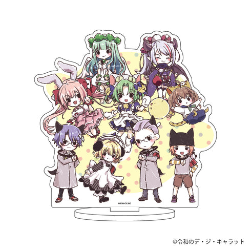 『令和のデ・ジ・キャラット』キャラアクリルフィギュア 01/集合(グラフアートイラスト)