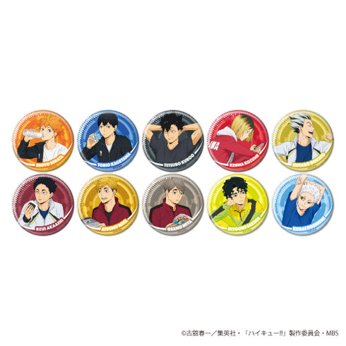 『ハイキュー!!』缶バッジ 05/リラックスver. BOX (全10種) (描き下ろし)