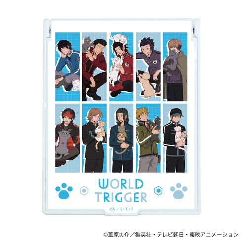 『ワールドトリガー』デカキャラミラー 08/猫ver. 集合デザイン(描き下ろし)