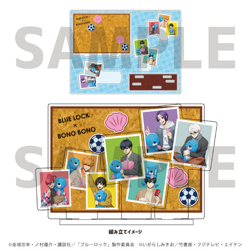TV Anime "Blue Lock" × "Bono Bono" Acrylic Diorama 01/Group Design (Newly Drawn Illustration)