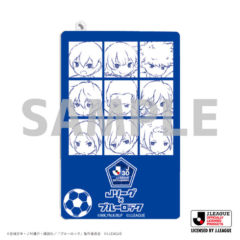 TV Anime "Blue Lock" × J.League Foldable Portable Mask Case 01/Panel Design (Graph Art Illustration)