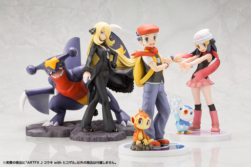 『ポケットモンスターシリーズ』ARTFX J PVC塗装済み完成品フィギュア コウキ with ヒコザル
