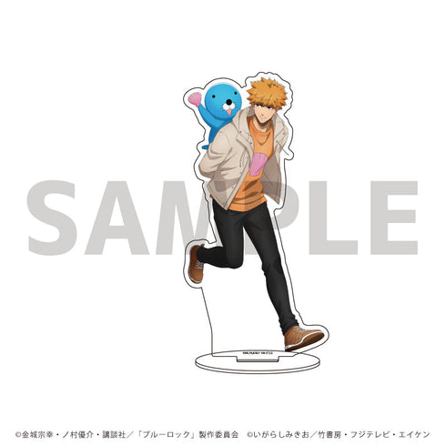 TV Anime "Blue Lock" × "Bono Bono" Character Acrylic Figure 05/Rensuke Kunigami & Bono Bono (Newly Drawn Illustration)