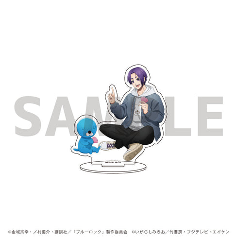 TV Anime "Blue Lock" × "Bono Bono" Character Acrylic Figure 08/Reo Mikage & Bono Bono (Original Illustration)