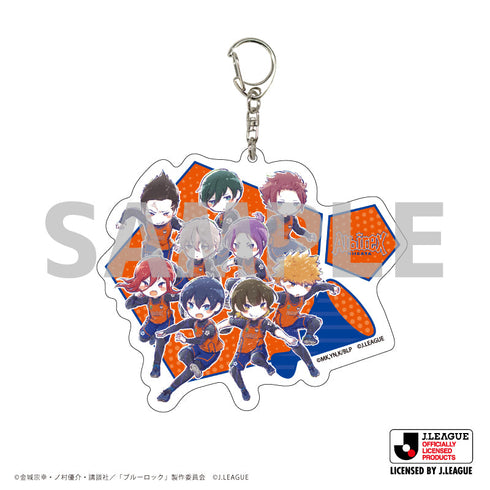 TV Anime "Blue Lock" × J.League Large Acrylic Keyholder #12: Albirex Niigata (Graph Art Illustration)