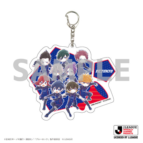 TV Anime "Blue Lock" × J.League Large Acrylic Keyholder 13/FC Tokyo (Graph Art Illustration)