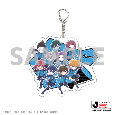 TV Anime "Blue Lock" × J.League Large Acrylic Keyholder 17/Kawasaki Frontale (Graph Art Illustration)