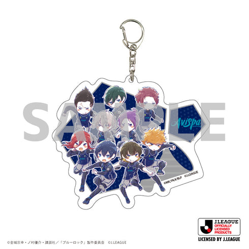 TV Anime "Blue Lock" × J.League Large Acrylic Keyholder 18/Avispa Fukuoka (Graph Art Illustration)