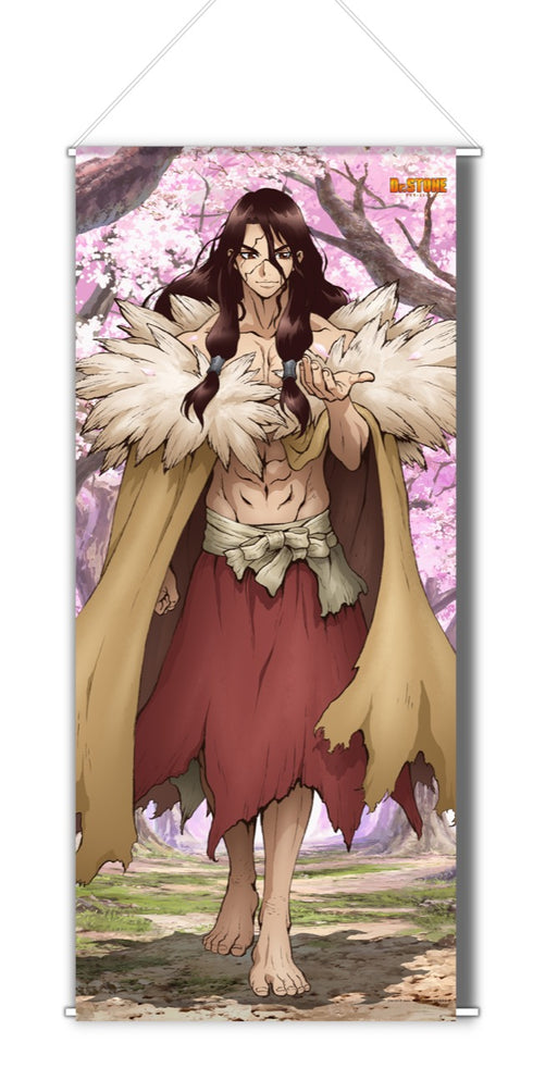 『Dr.STONE』【描き下ろし】BIGタペストリー 獅子王司(桜)